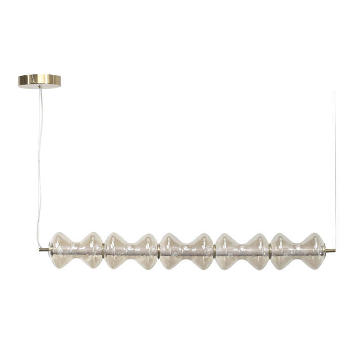 Светильник подвесной ST-Luce золото/коньячный LED 1*28W 3000K SL6136.243.01