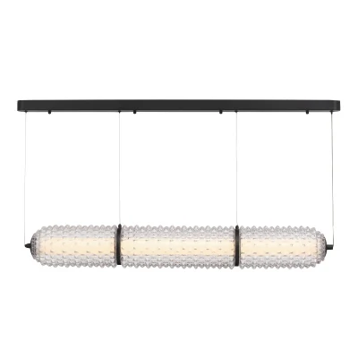 Светильник подвесной ST-Luce черный/прозрачный LED 1*37W 4000K SL6144.413.01