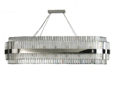 Подвесной светильник  10242/120 oval nickel Newport