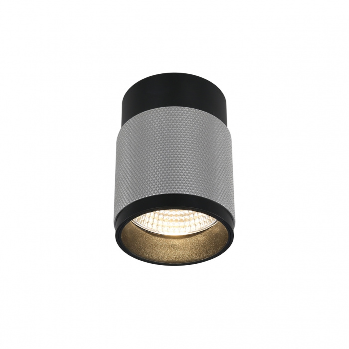 Светильник накладной iLedex Delta 1955-10W-3000K-36 BK+SL