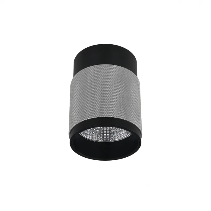 Светильник накладной iLedex Delta 1955-10W-3000K-36 BK+SL