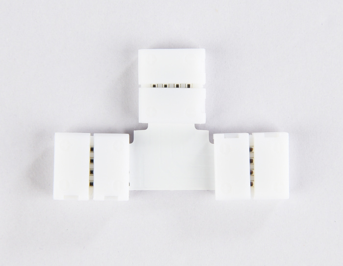 Соединитель T для светодиодной ленты 5050 12/24V (4 конт.) GS7001 (5шт) Ambrella light GS7001