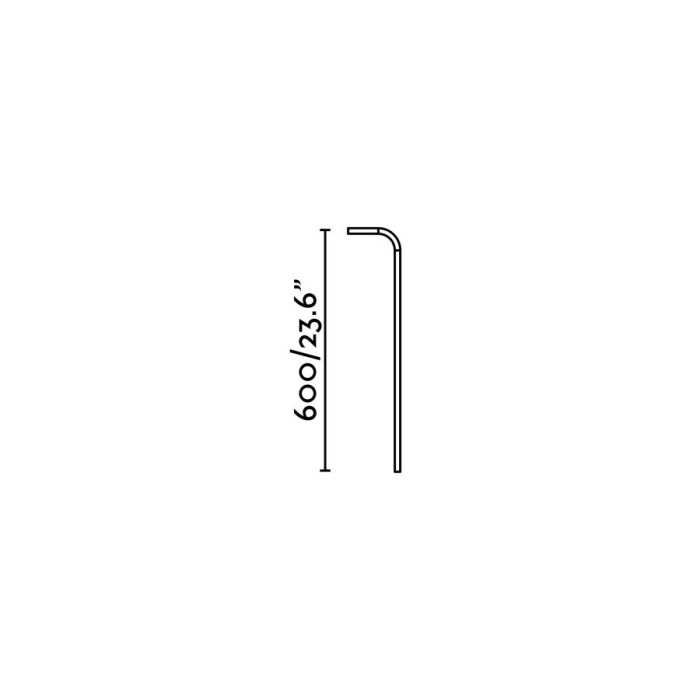 Наземный фонарь FLOW spike accessory 45cm