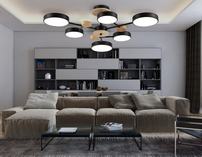 Люстра светодиодная на штанге AMBRELLA light FL4863