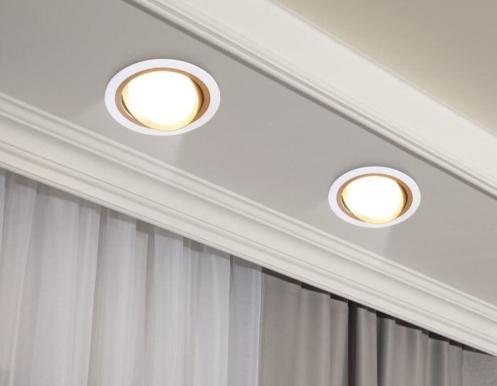 Встраиваемый поворотный точечный светильник GX53 AMBRELLA light TN51912