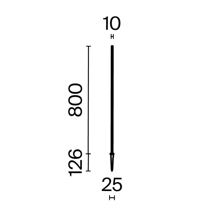 Садово-парковый светильник Maytoni Spear O441FL-L1GF3K1