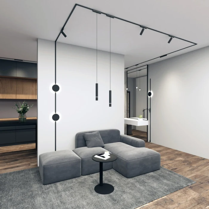 Светильник на шине Denkirs AIR HANG DK5345-BK