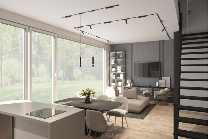 Светильник на шине Denkirs AIR HANG DK5345-BK