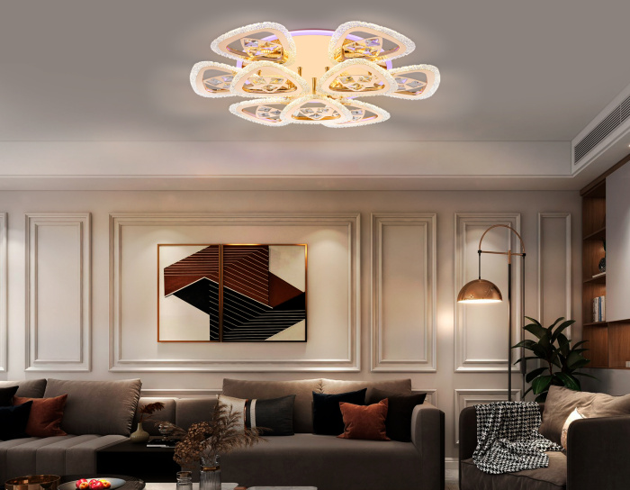 Потолочный светодиодный светильник с пультом Ambrella light FA2923