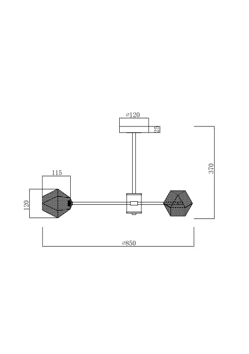 Люстра на штанге Freya Floristic FR5328CL-08B