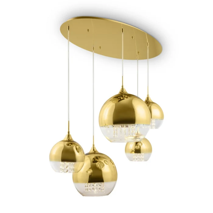 Каскадная люстра Fermi MAYTONI P140-PL-170-5-G