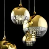 Каскадная люстра Maytoni Fermi P140-PL-170-5-G