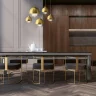 Каскадная люстра Maytoni Fermi P140-PL-170-5-G