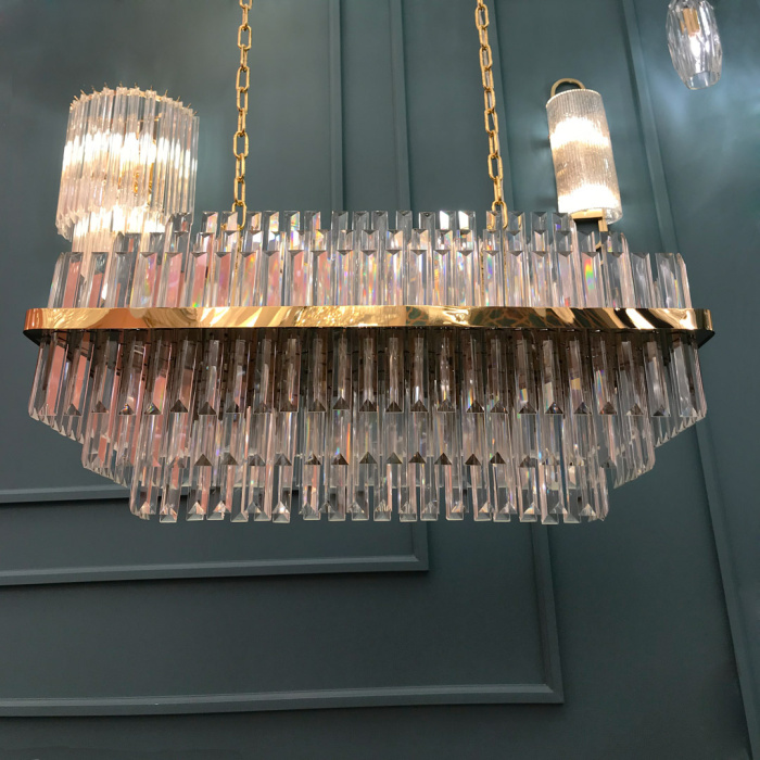 Люстра Cloyd BROTIGAN-D C12 / L80 см - золото (арт.10767)