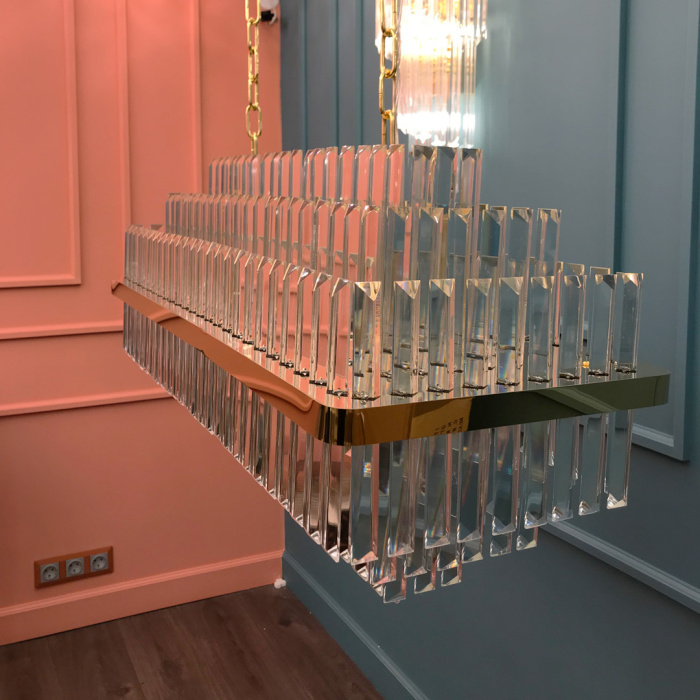 Люстра Cloyd BROTIGAN-D C12 / L80 см - золото (арт.10767)