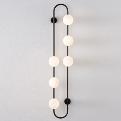 Настенное бра HOOP WALL H115 Black ImperiumLoft