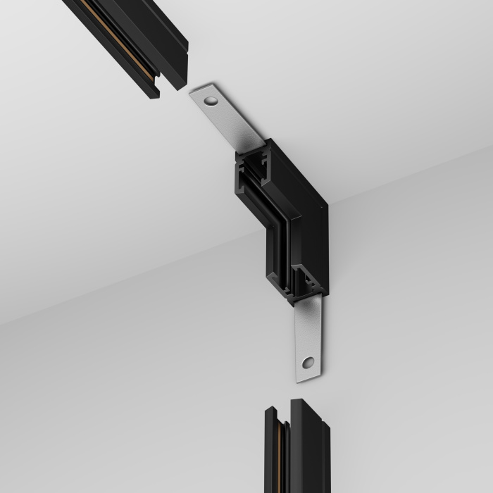 Коннектор угловой внутренний, накладной Levity Maytoni TRA184ICL-11B