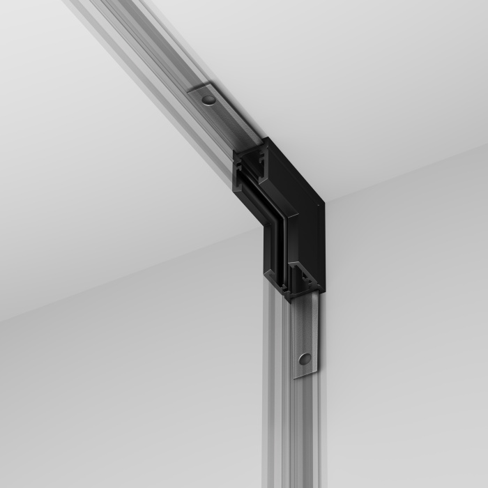 Коннектор угловой внутренний, накладной Levity Maytoni TRA184ICL-11B