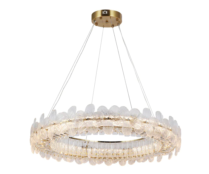 Люстра Лиона латунь d80 h150 Led 140W (3000K) Kink Light 07600-80A,36