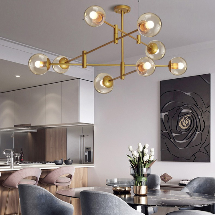 Подвесная люстра GAP золото ImperiumLoft