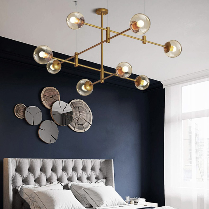 Подвесная люстра GAP золото ImperiumLoft