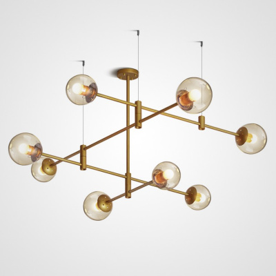 Подвесная люстра GAP золото ImperiumLoft