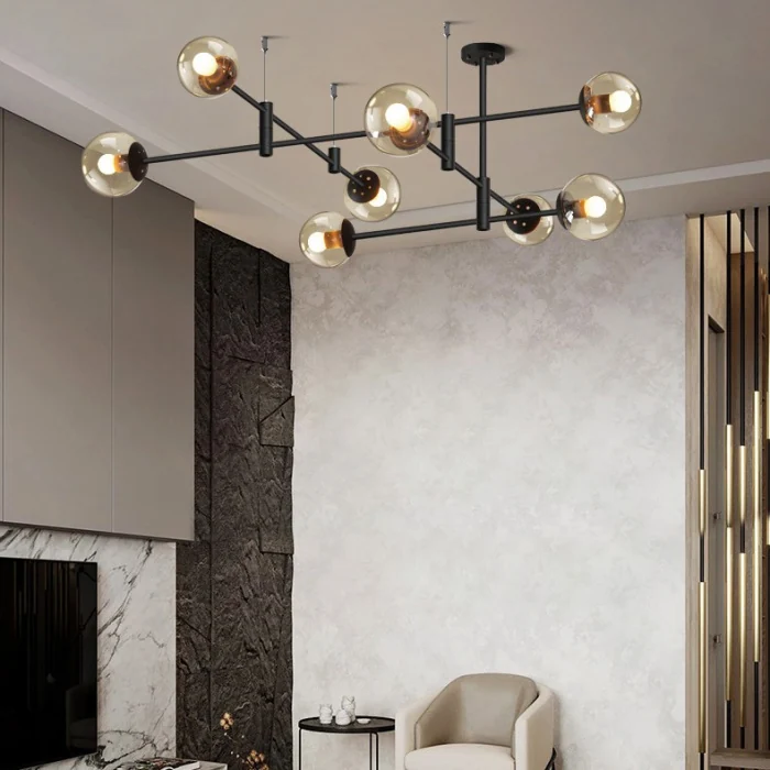 Подвесная люстра GAP золото ImperiumLoft