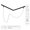 Гибкий неон Arte Lamp LOOP для магнитных трековых систем OPTIMA, LINEA, EXPERT A4910PL-1BK