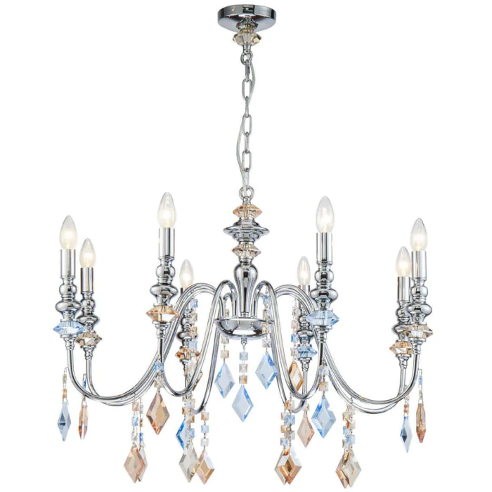 Люстра подвесная Lucia Tucci MAYA 4450.8 chrome