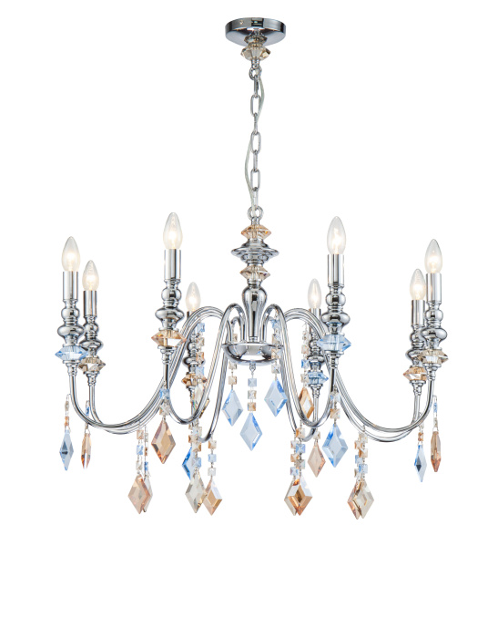 Люстра подвесная Lucia Tucci MAYA 4450.8 chrome