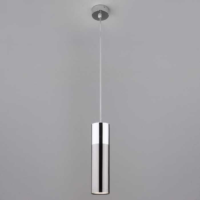 Подвесной светильник Eurosvet Double topper 50135/1 LED хром/черный жемчуг