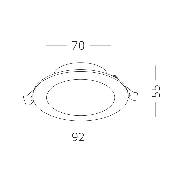Встраиваемый светильник ST LUCE ST212.508.05