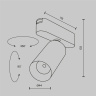 Трековый светильник Maytoni Focus LED TR103-1-12W3K-M-W