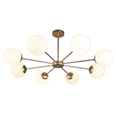 Потолочная люстра на штанге ETHEREAL ESCADA 2110/8P Gold