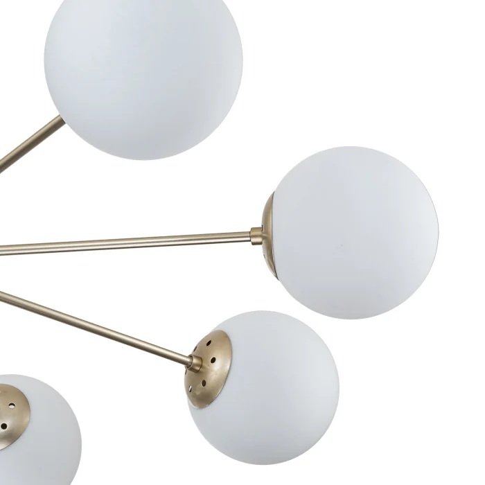 Потолочная люстра на штанге ETHEREAL ESCADA 2110/8P Gold