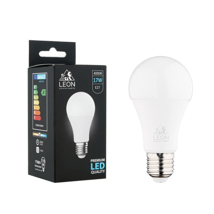 Светодиодная лампа Leon LE-A60-17W-4000K-E27