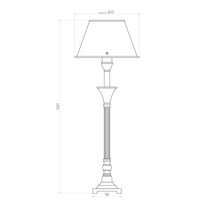 Настольная лампа Covali NL-50324
