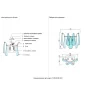 Бра FONTAIN Crystal Lux FONTAIN AP2 CHROME