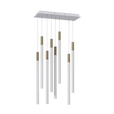 Подвесная люстра Ledron HL012-8 Wooden 100 White