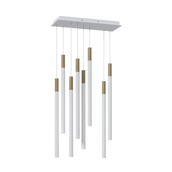 Подвесная люстра Ledron HL012-8 Wooden 100 White