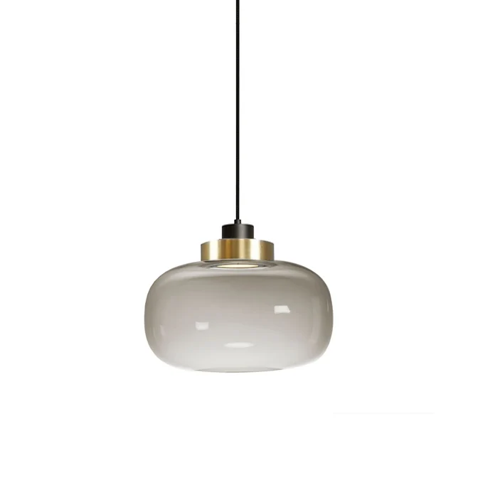 Подвесной светильник Delight Collection 9969P/B gold/smoky