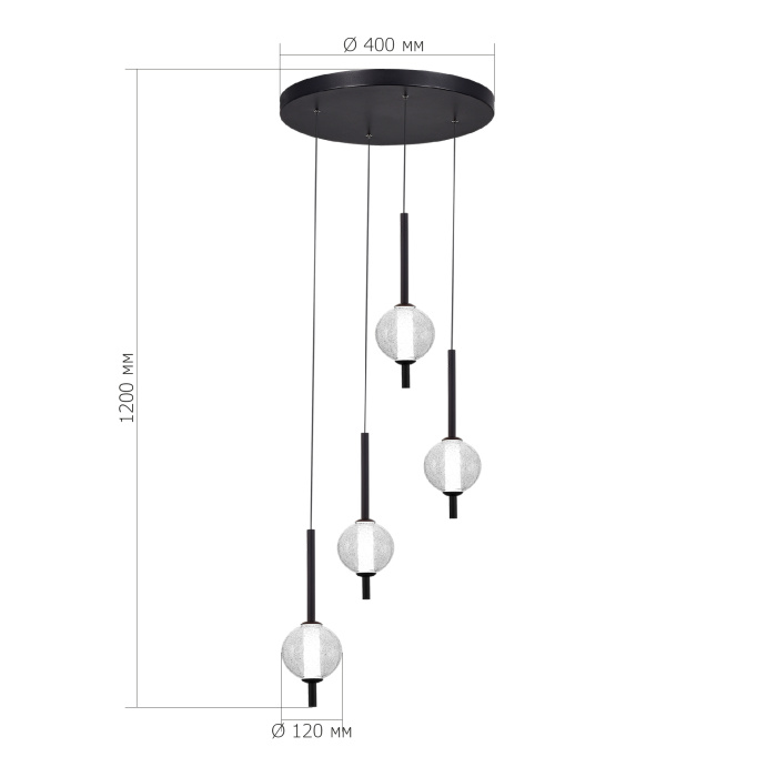 Подвесной светильник ST LUCE PEEK SL6120.403.04