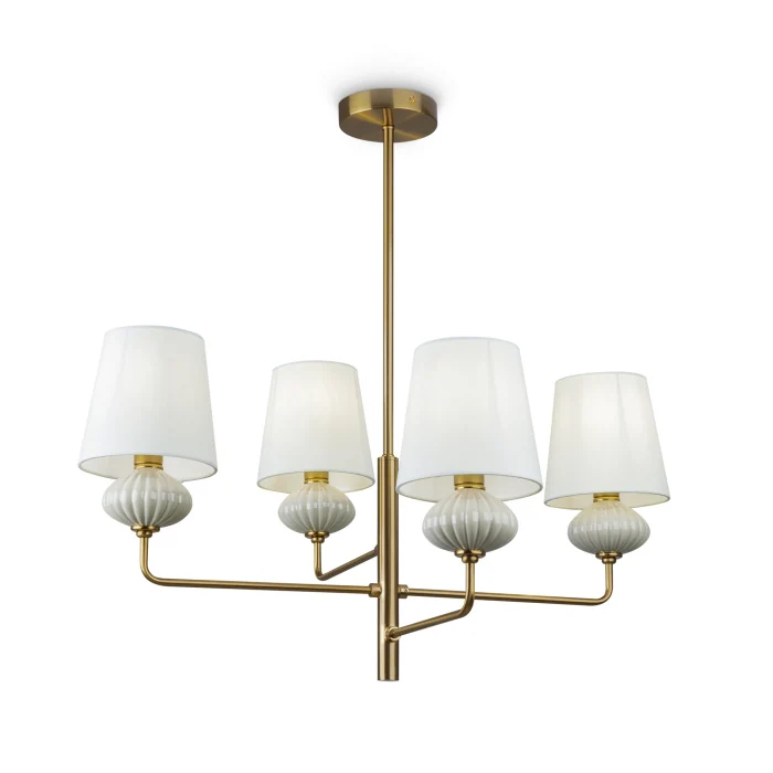 Люстра на штанге Freya Ceramics FR2029PL-04BS
