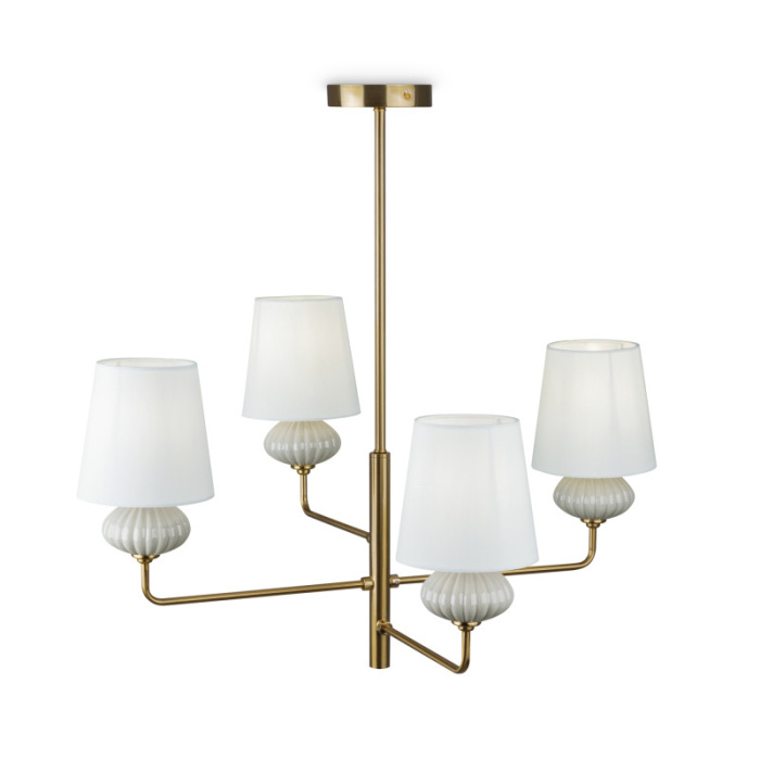 Люстра на штанге Freya Ceramics FR2029PL-04BS
