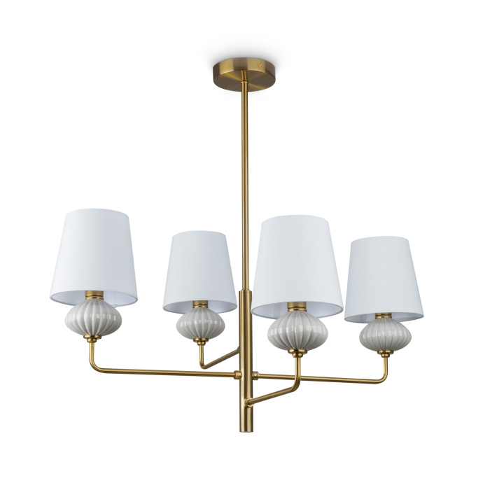 Люстра на штанге Freya Ceramics FR2029PL-04BS