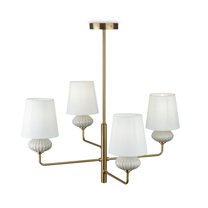Люстра на штанге Freya Ceramics FR2029PL-04BS