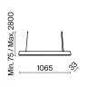 Подвесной светильник Maytoni Points P050PL-L40W4K