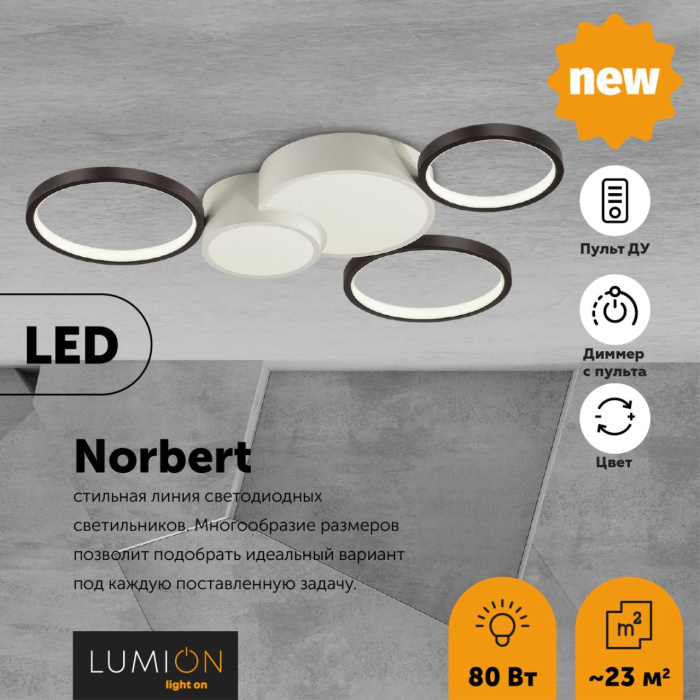 Потолочный светильник Lumion Norbert 5253/80CL