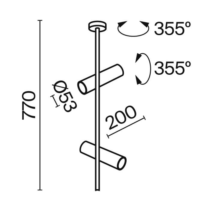 Спот Maytoni Elti C021CL-02B