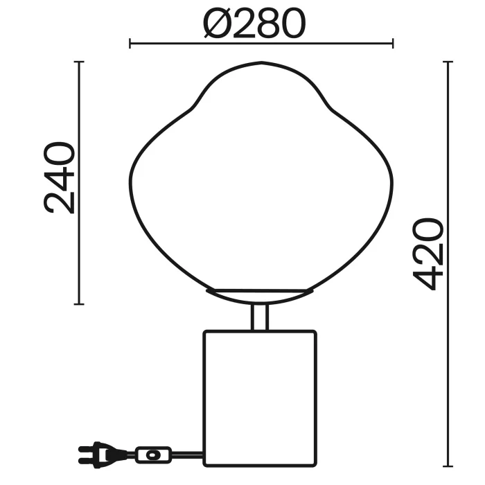 Настольная лампа Freya Ejection FR5378TL-01SM